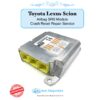 Toyota Lexus Scion Airbag SRS Module Crash Reset Repair Service